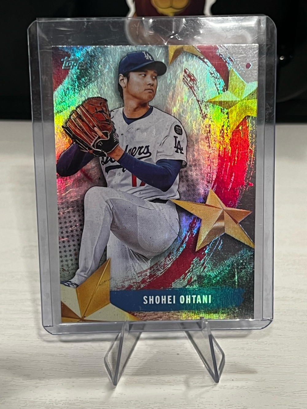 Shohei Ohtani silver holo card